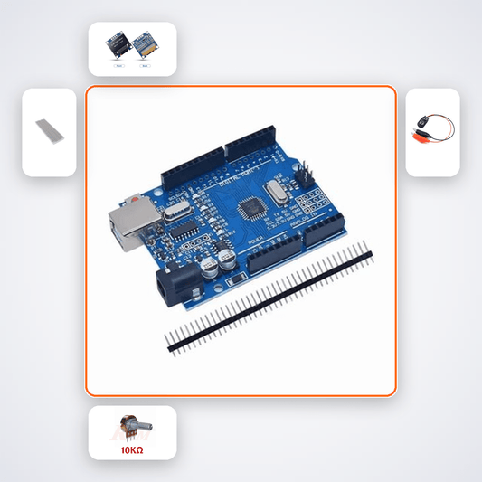 Sine Wave Function Plotter Kit with Arduino Uno + LED - Compoden