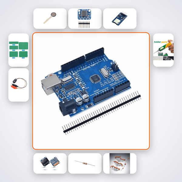 Smart Bed Occupancy and Sleep Monitor Kit with Arduino Uno + LED - Compoden