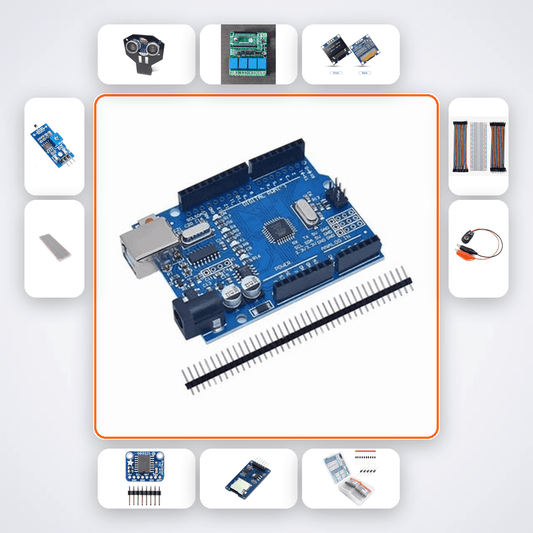 Smart Cistern Water Saver Kit with Arduino Uno + Ultrasonic - Compoden