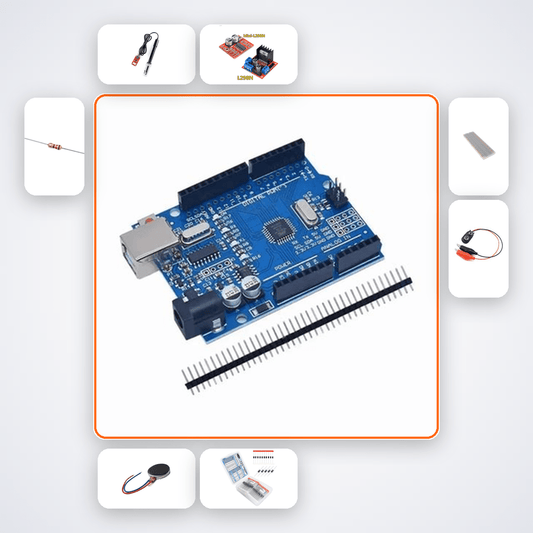 Smart Curtain Rain Closer Kit with Arduino Uno + Sensor - Compoden