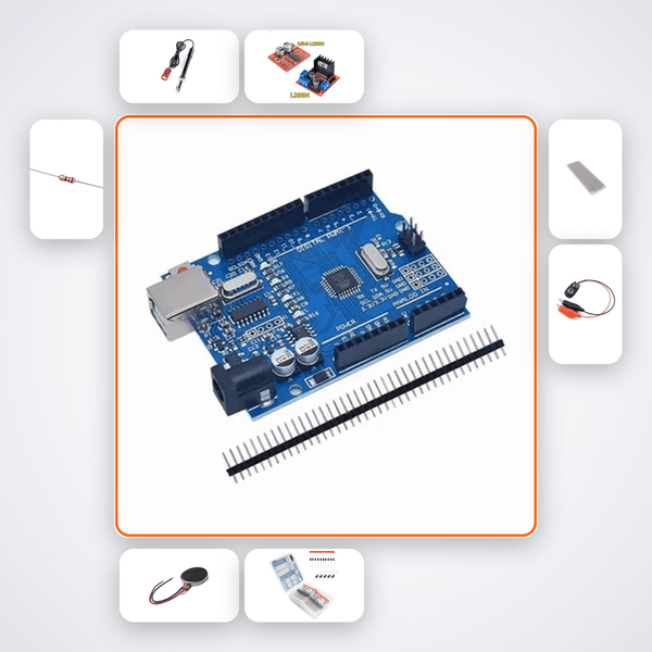 Smart Curtain Rain Closer Kit with Arduino Uno + Sensor - Compoden