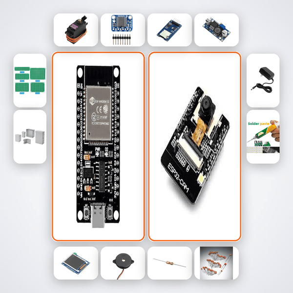 Smart Door Lock Servo Kit with ESP32 + Camera - Compoden