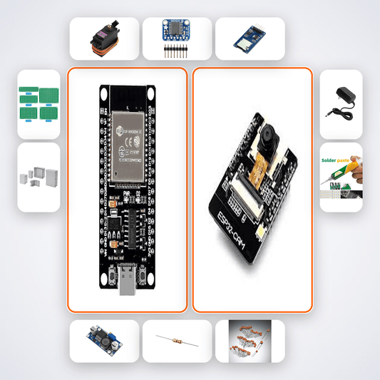 Smart Door Lock Servo Pro Kit with ESP32 + Camera - Compoden