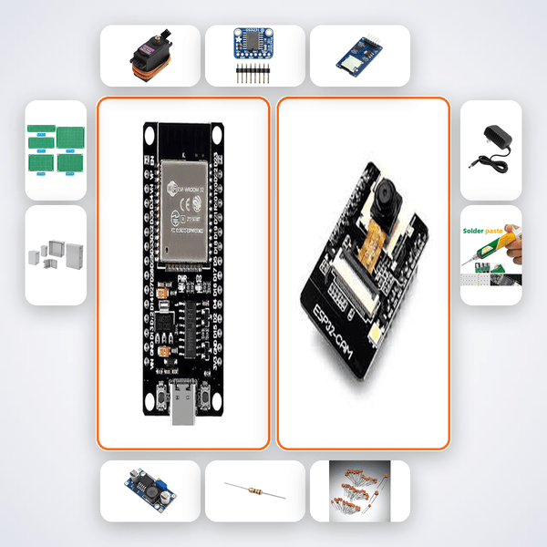 Smart Door Lock Servo Pro Kit with ESP32 + Camera - Compoden
