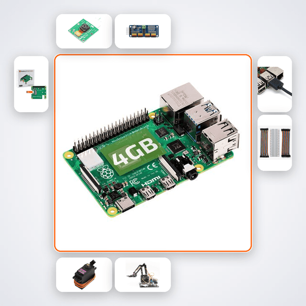 Smart Doorbell Camera Kit v4: Pi 5 Skeleton Tracking & Robot Arm - Compoden