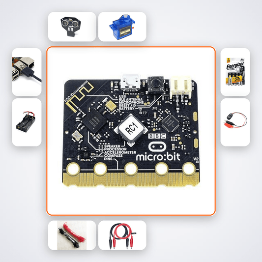 Smart Dustbin Lid Kit with BBC Micro:bit - Build a Touch-Free Bin - Compoden