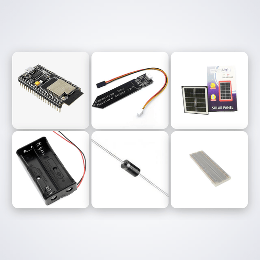Smart Garden Watering Plus Kit with ESP32 + DHT22 - Compoden