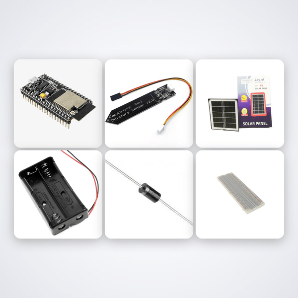 Smart Garden Watering Plus Kit with ESP32 + DHT22 - Compoden
