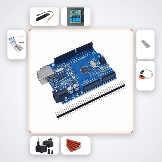 Smart Garden Watering Pro Kit with Arduino Uno + Sensor - Compoden