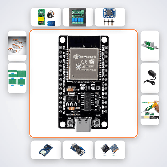 Smart Grid Communication Node Kit with ESP32 + Relay - Compoden