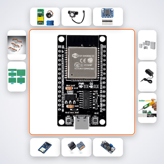 Smart Home Carbon Footprint Tracker Kit with ESP32 + Sensor - Compoden