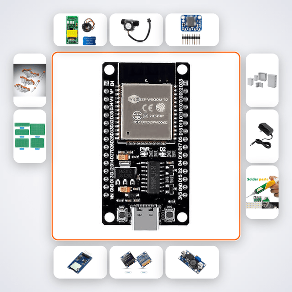 Smart Home Carbon Footprint Tracker Kit with ESP32 + Sensor - Compoden