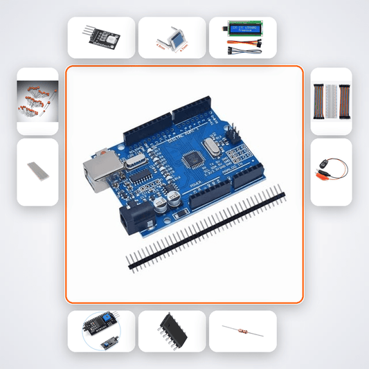 Smart Letterbox Notifier Kit with Arduino Uno + LED - Compoden