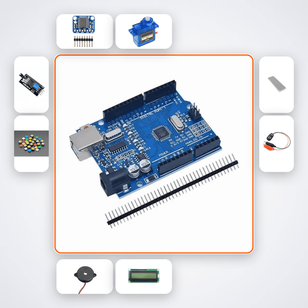 Smart Medicine Reminder Cabinet Kit with Arduino Uno + Servo - Compoden