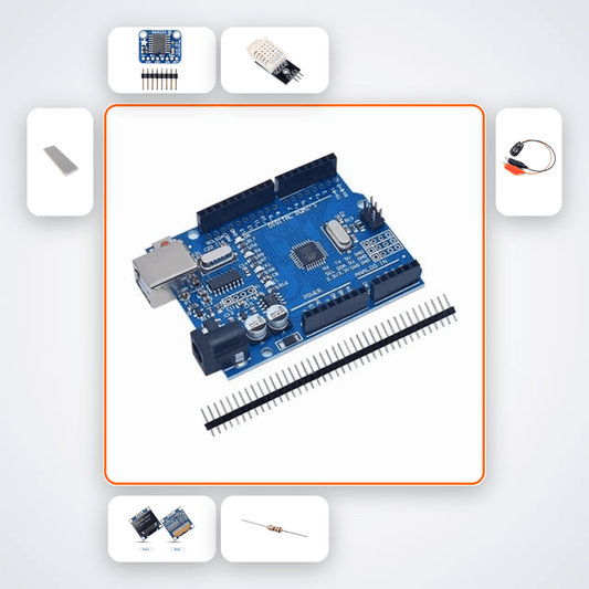 Smart Mirror Clock Kit with Arduino Uno + DHT22 - Compoden