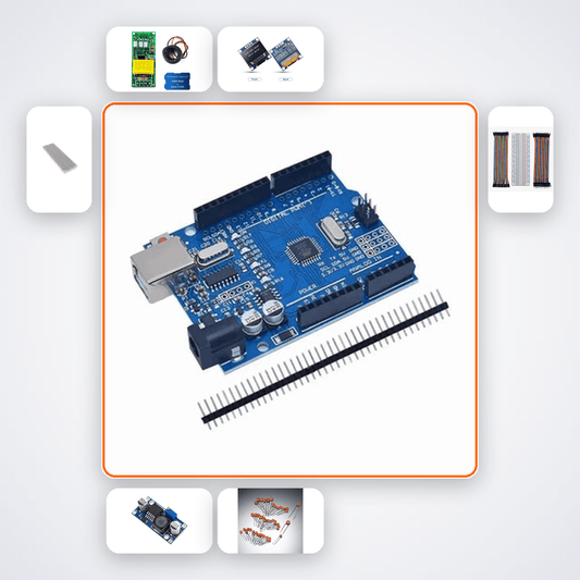 Smart Plug Energy Monitor Kit with Arduino Uno + LED - Compoden