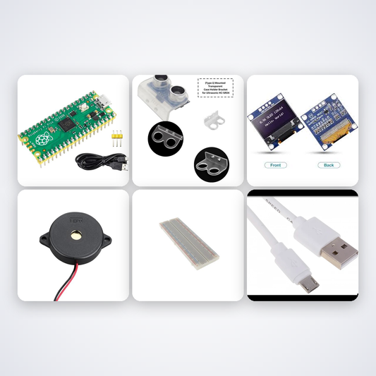 Smart Trash Can Auto-Open Kit v4 - Touchless Bin with Pico