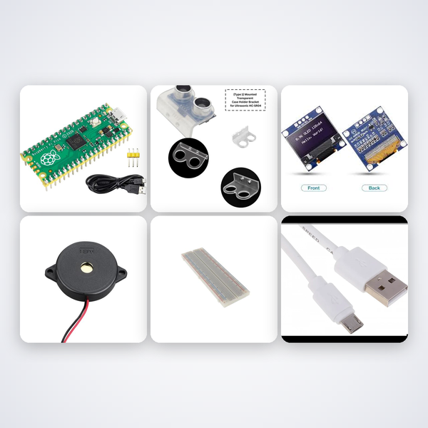Smart Trash Can Auto-Open Kit v4 - Touchless Bin with Pico