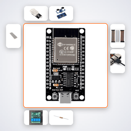 Smart Trash Can Auto-Open Kit with ESP32 + DHT22 - Compoden