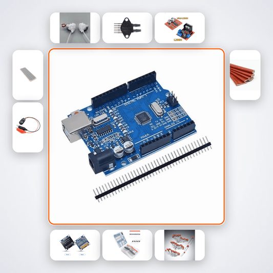 Soft Robot Pneumatic Actuator Kit with Arduino Uno + Sensor - Compoden