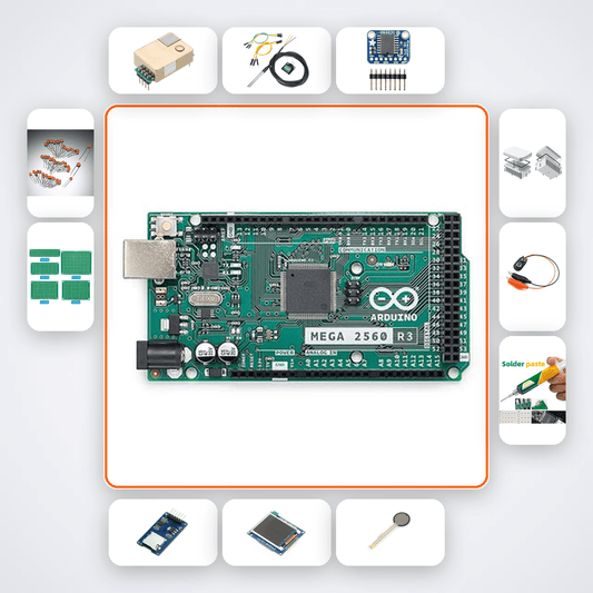 Soil Carbon Flux Monitor Kit with Arduino Mega + LED - Compoden