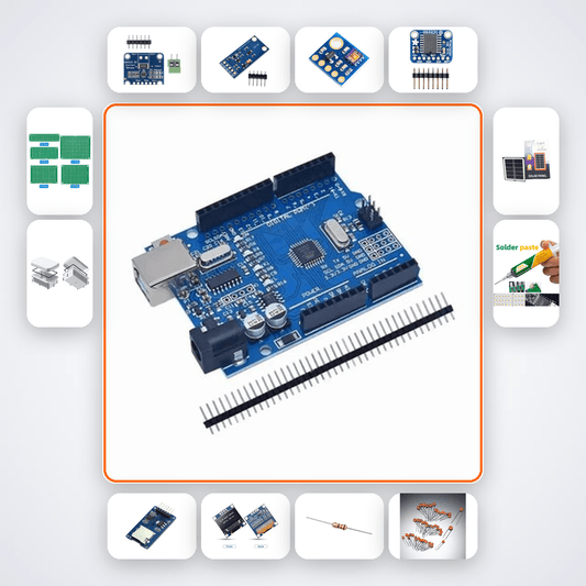 Solar Cell Degradation Monitor Kit with Arduino Uno + LED - Compoden