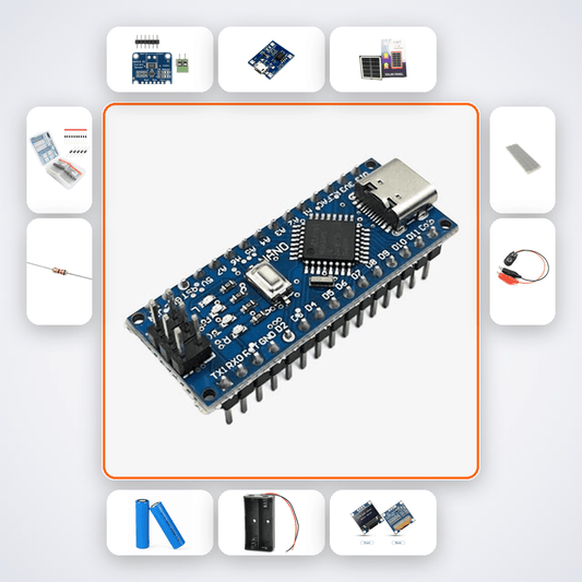 Solar Charging Controller Demo Kit with Arduino Nano + LED - Compoden