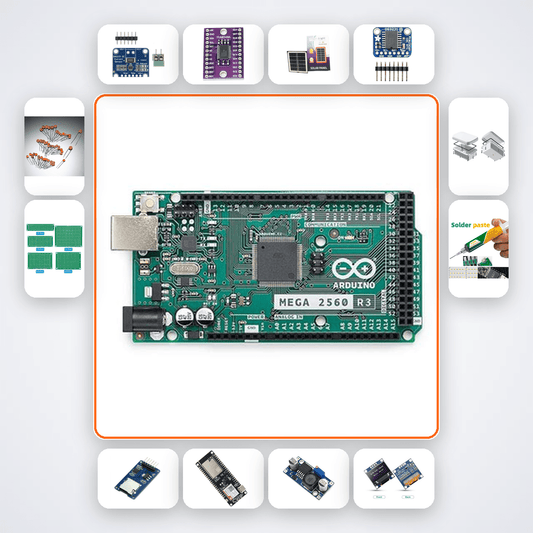 Solar Panel Fault Detection Kit - Arduino Mega & INA219 System - Compoden