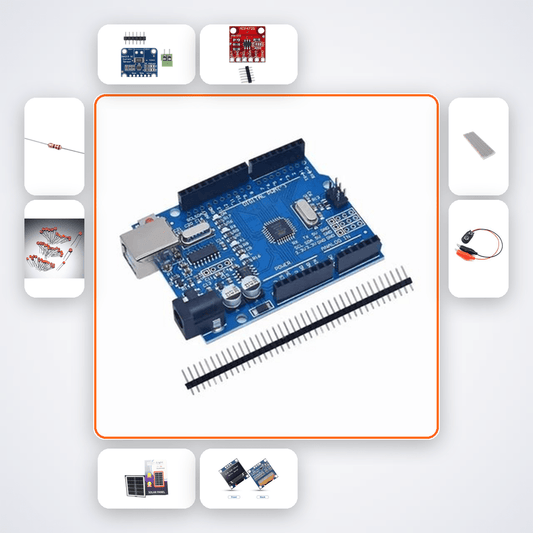 Solar Panel V-I Curve Tracer Kit with Arduino Uno + LED - Compoden
