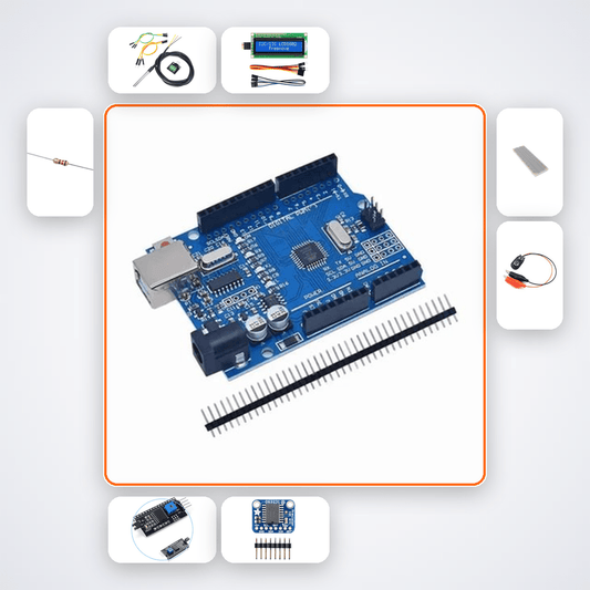 Solar Water Heater Efficiency Demo Kit with Arduino Uno - Compoden