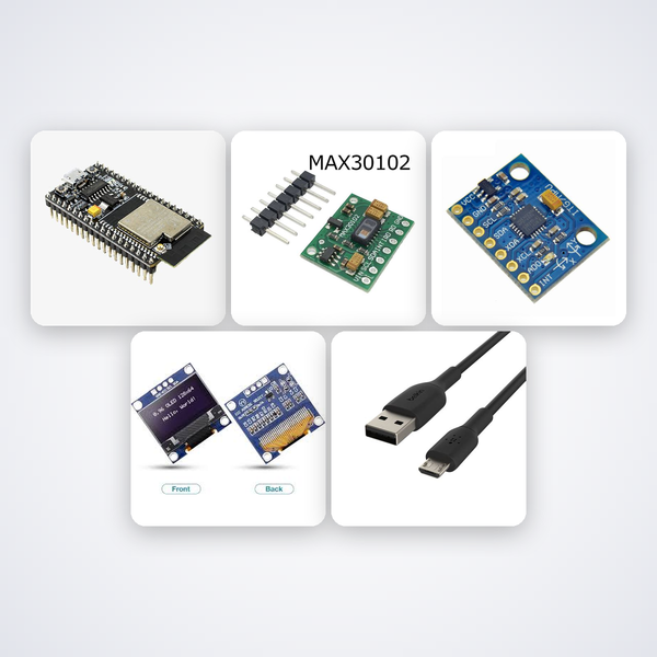 Sport Form Coach Kit v5 - ESP32 Wearable Fitness Tracker with SpO2, Heart Rate & Step Counting