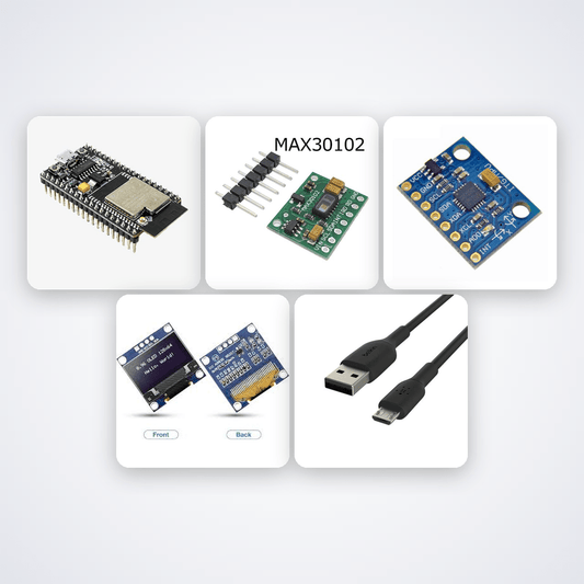 Sport Form Coach Kit v5 - ESP32 Wearable Fitness Tracker with SpO2, Heart Rate & Step Counting - Compoden