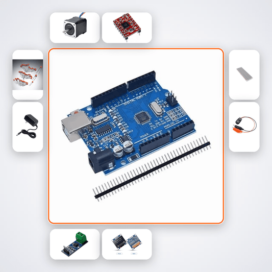 Stepper Motor Analyser Kit with Arduino Uno + Stepper Motor - Compoden
