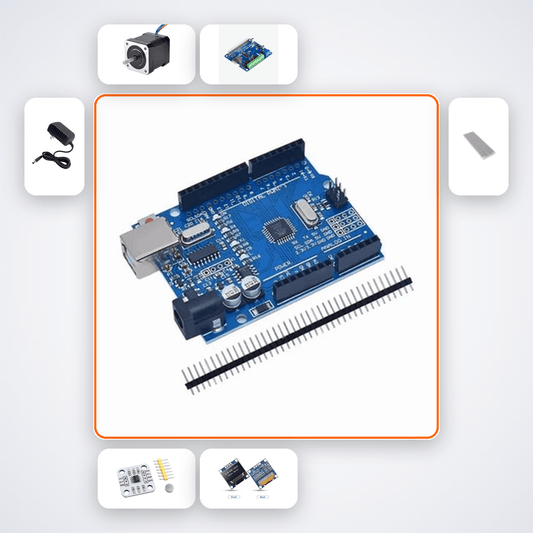 Stepper Motor Backlash Compensation Kit with Arduino Uno + Stepper Motor - Compoden