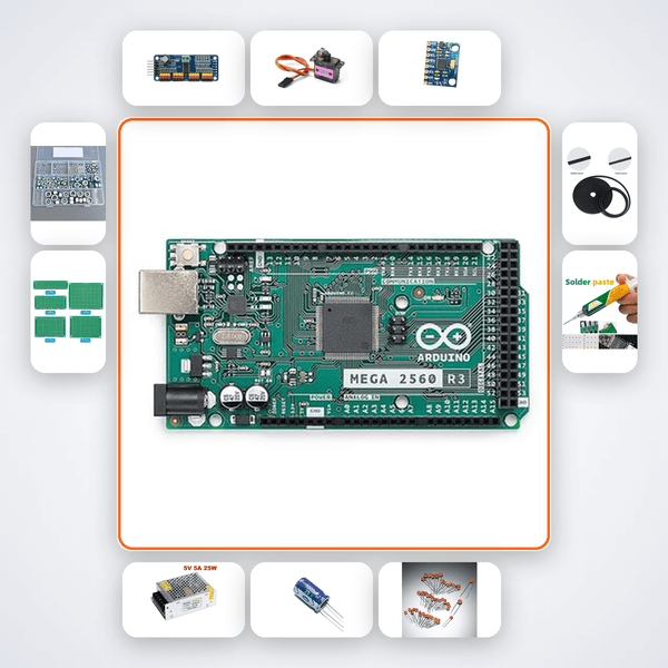 Stewart Platform 6DOF Kit with Arduino Mega + Servo - Compoden