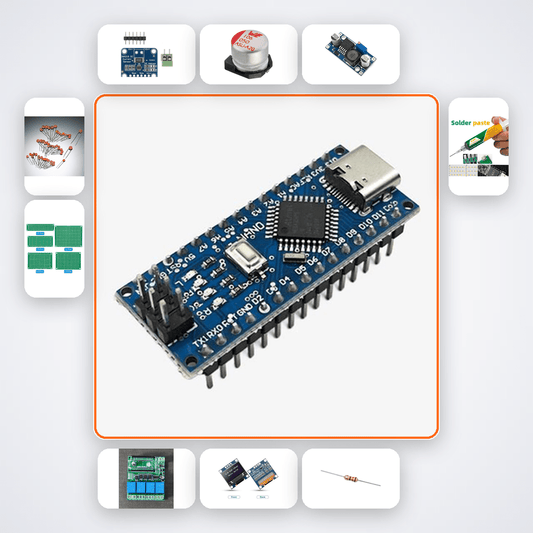 Supercapacitor UPS System Kit with Arduino Nano + Relay - Compoden