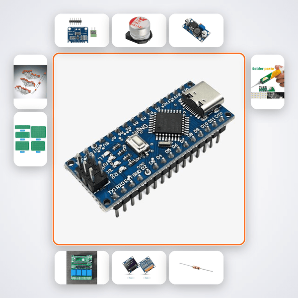 Supercapacitor UPS System Kit with Arduino Nano + Relay - Compoden
