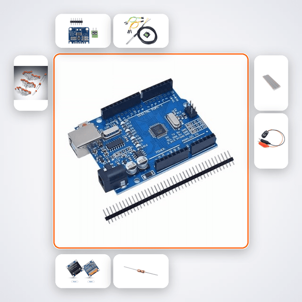 TEG Power Monitor Kit - Arduino Uno, INA219, OLED Display - Compoden