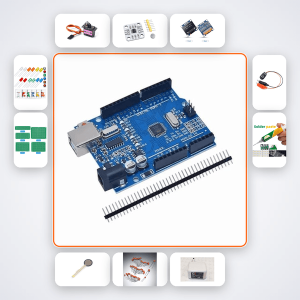Tendon Driven Wrist Mechanism Kit with Arduino Uno + Servo - Compoden