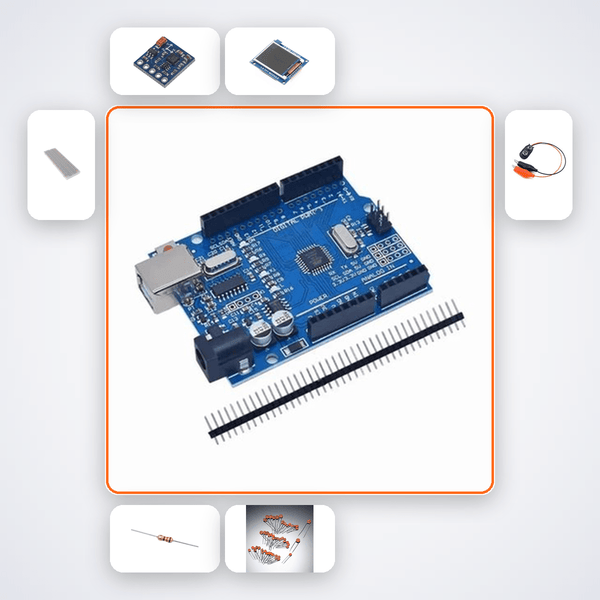 TFT Compass Rose Display Kit with Arduino Uno - Compoden