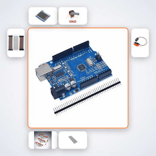 TFT Pie Chart Sensor Share Kit with Arduino Uno - Compoden
