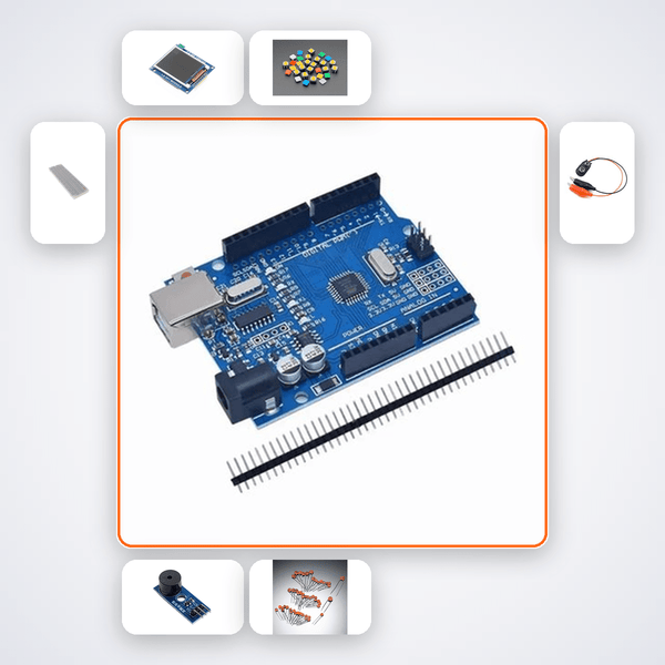 TFT Snakes and Ladders Board Kit with Arduino Uno - Compoden