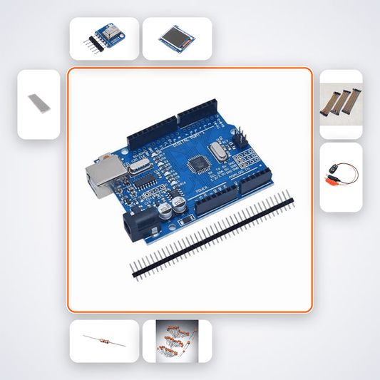 Thermal Heatmap 8x8 Display Kit with Arduino Uno + Sensor - Compoden