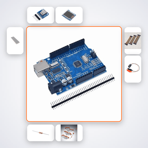 Thermal Heatmap 8x8 Display Kit with Arduino Uno + Sensor - Compoden