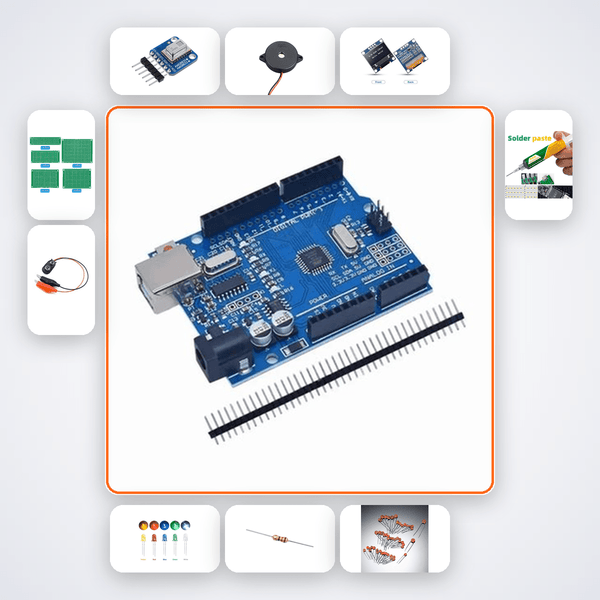 Thermal Imaging Perimeter Alert Kit with Arduino Uno + Camera - Compoden
