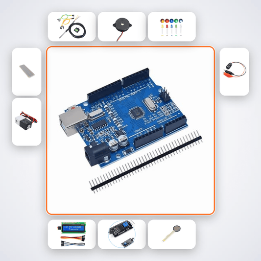 Thermal Runaway Detector Kit with Arduino Uno + LED - Compoden