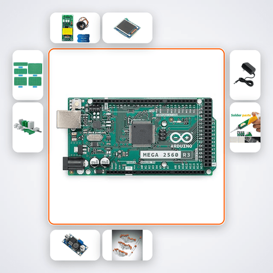 Three Phase Energy Analyser Kit with Arduino Mega - Compoden