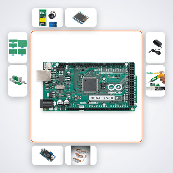 Three Phase Energy Analyser Kit with Arduino Mega - Compoden