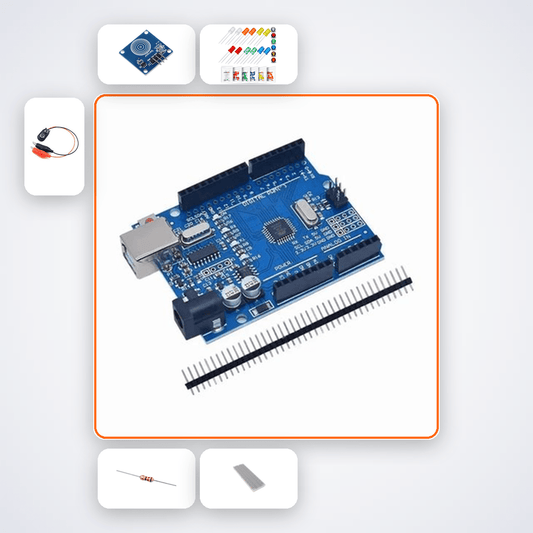 Touch Sensor Starter Kit with Arduino Uno + Sensor - Compoden