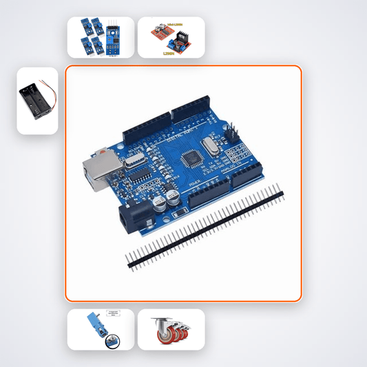 Touchless Smart Tap Pro Kit: Arduino Edge Detection Robot - Compoden